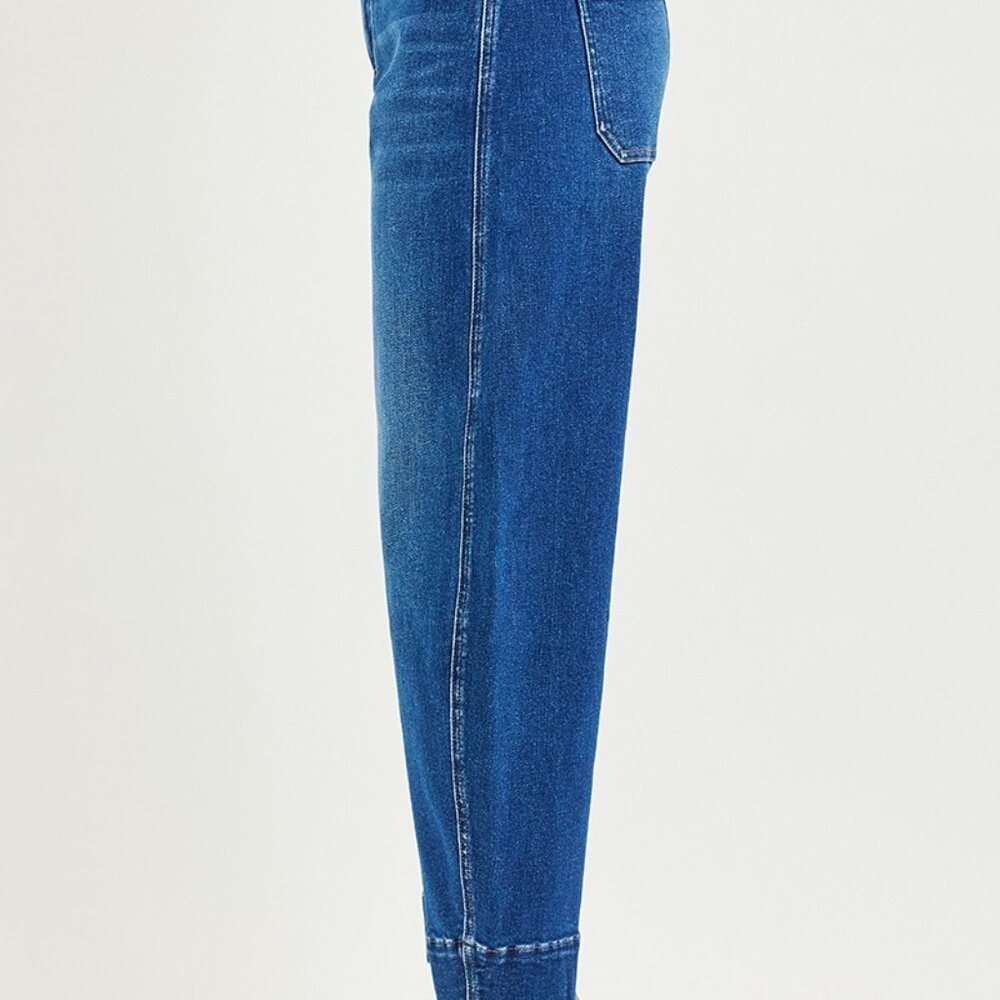 RISEN Mid Rise Crop Barrel Jeans - Picture 5 of 7